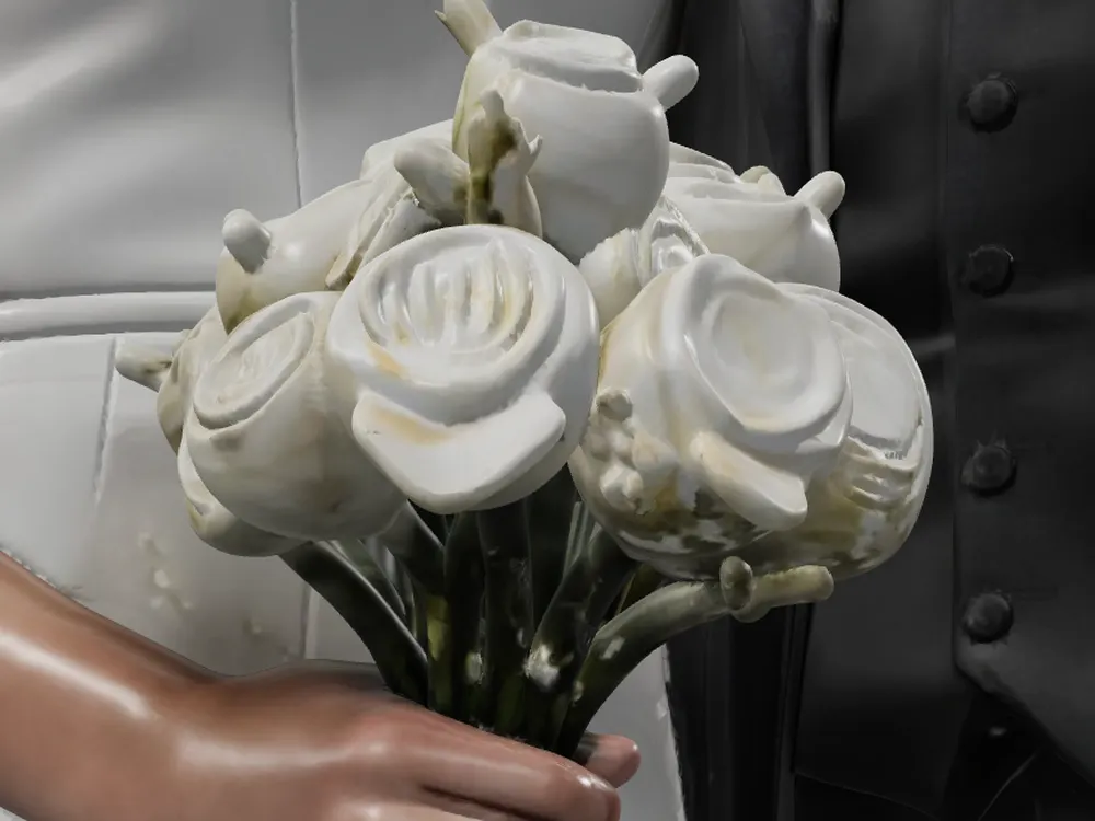 Where Tripo genuinely wins: the bouquet (2)